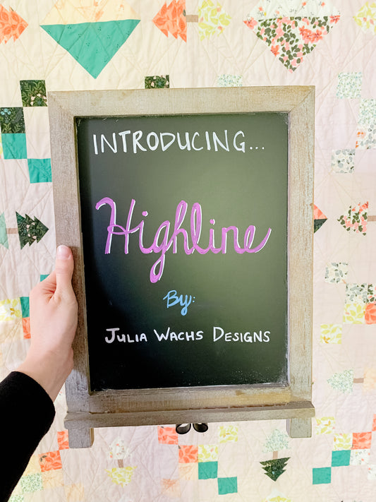 Pattern Release: Highline Quilt