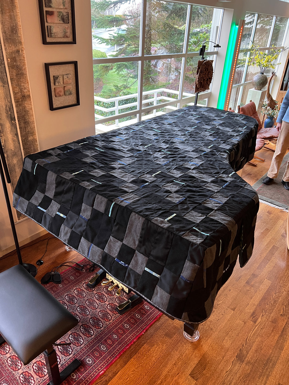 Making a Quilted Piano Cover
